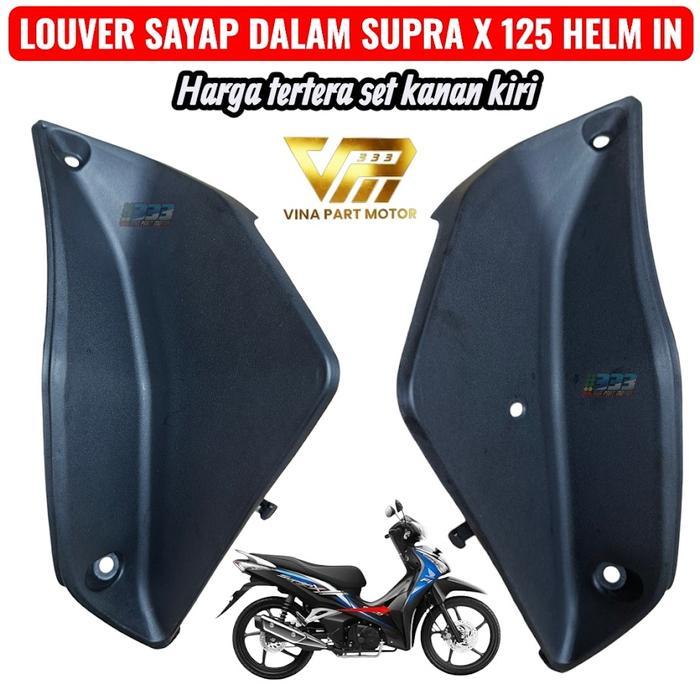cover louver sayap dalam supra x 125 helm in kanan kiri sepasang 64405KYZ900 64455KYZ900 berkualitas