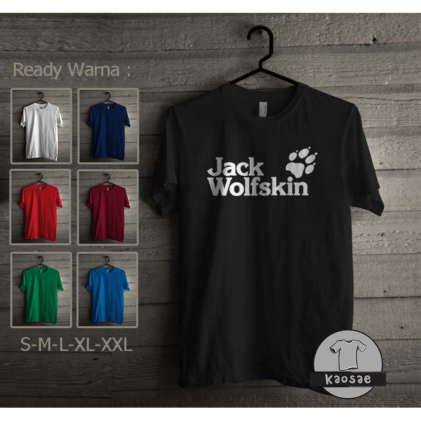 Kaos Jack Wolfskin Logo Kaos Distro