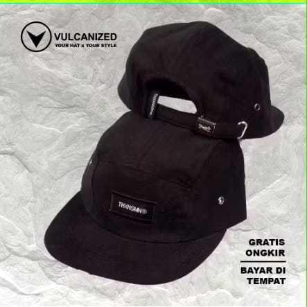 topi 5 panel distro patagonia thanksinsomnia snapback hiphop bahan rafel