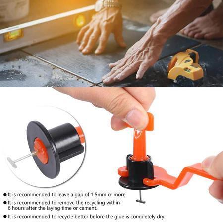 VIRAL 50 PCS Alat Perata Pasang Keramik Granit Jarak Nat Spacer 1.5mm Alat Perata Pasang Keramik