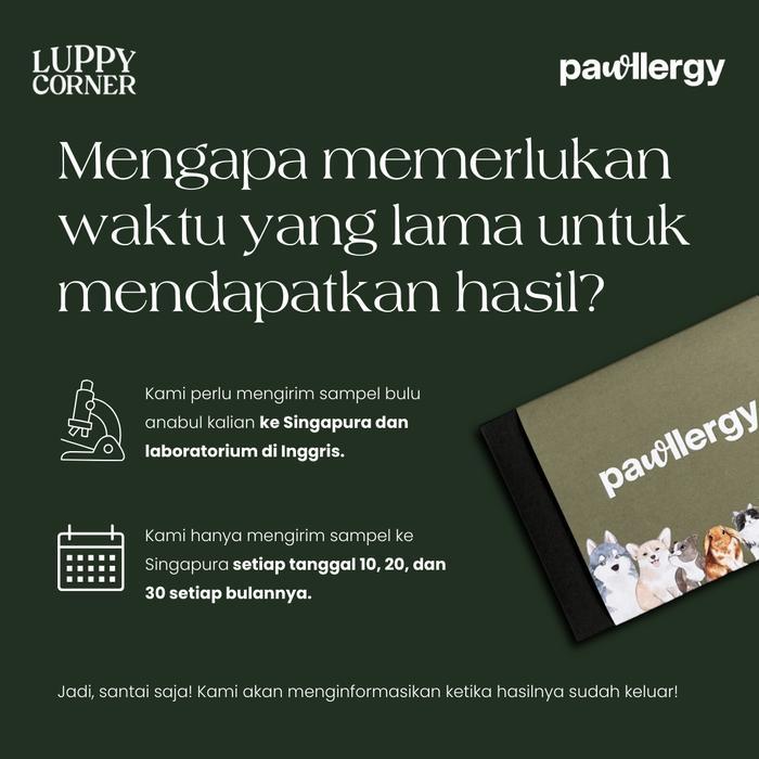 Pawllergy Test Kit - Test Allergy Untuk Anjing, Kucing & Kelinci #Gratisongkir