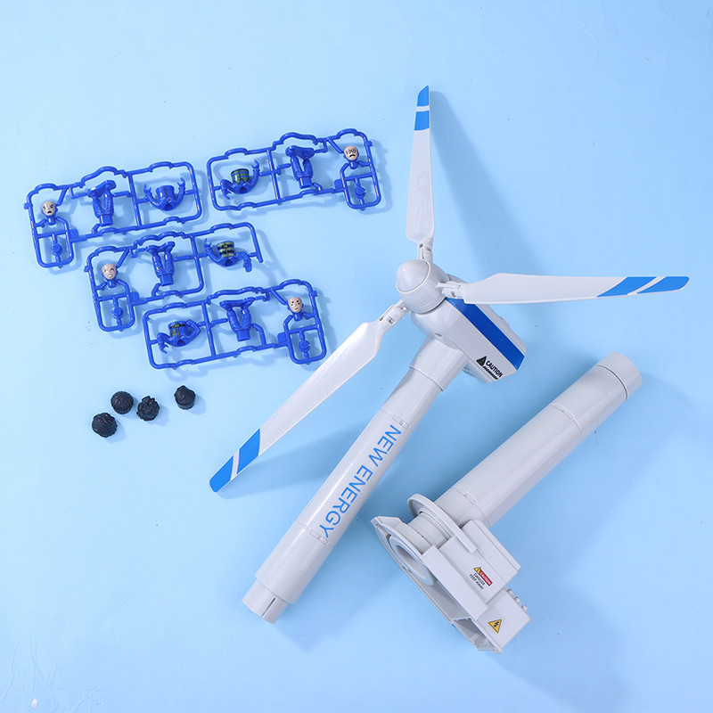 Hot 1 Set Wind Turbine Model Large Wind Turbine Model Simulation Windmill Toy Science Kit