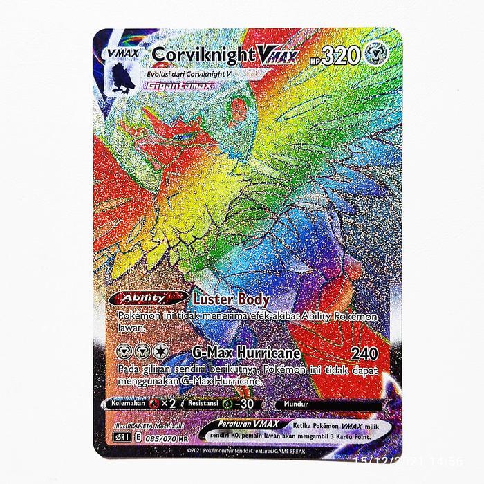 Corviknight VMAX HR 085/070 s5R - Kartu Pokemon Indonesia