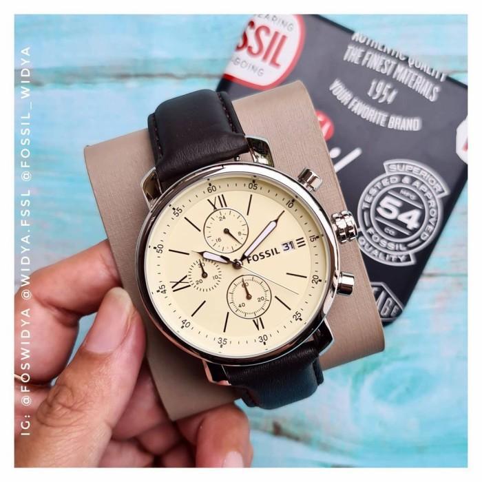 Jam Tangan Fos BQ1007 Dark Brown Strap for UNISEX - New With Tag