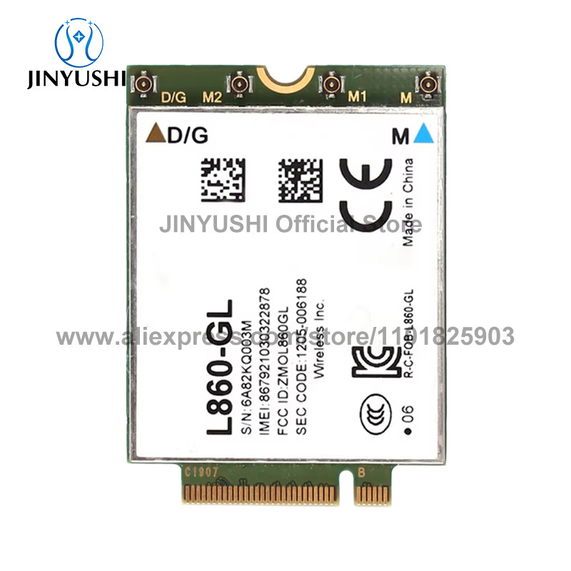 FIBOCOM WWAN CARD CAT16 4G M.2 MODULE L860-GL L50-G FDD-LTE TDD-LTE SUPPORT WINDOWS LINUX DRIVER FOR