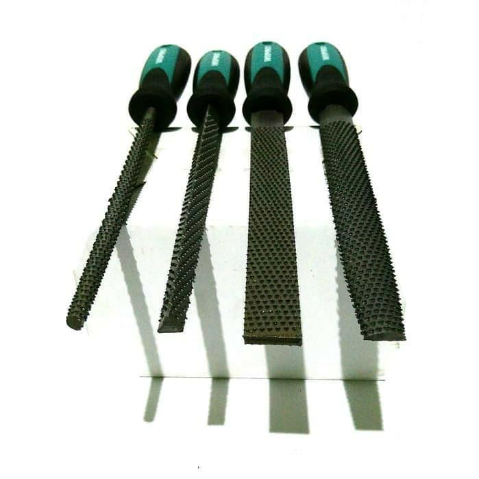 Kikir Kayu Set 4 Pcs Wipro - Kikir Set Untuk Kayu 6 Inchi Wipro