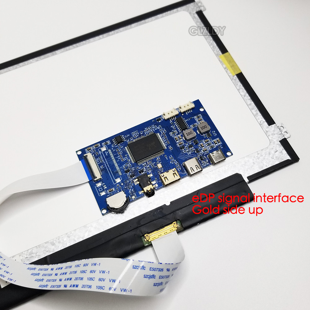 mini HDMI to EDP 30Pin/40Pin IPS Screen 60Hz LCD Driver Controller Board Monitor laptop TYPE-C