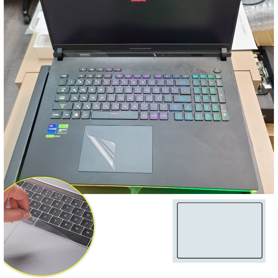Matte Touchpad Protective Film Sticker Protector For ASUS ROG Strix G18 2023 G814 / ROG Strix SCAR