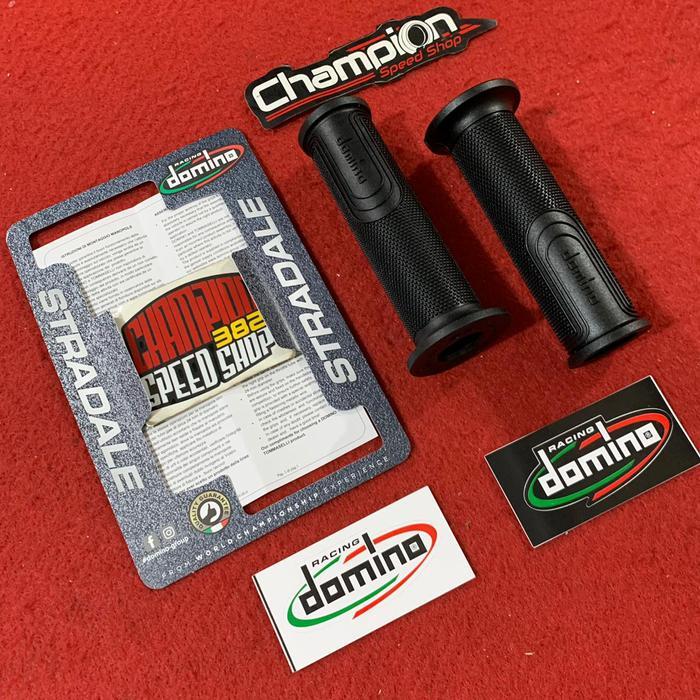 Handgrip Handgrip Grip Domino DOT Black ORI Italy Vespa GSX-R150