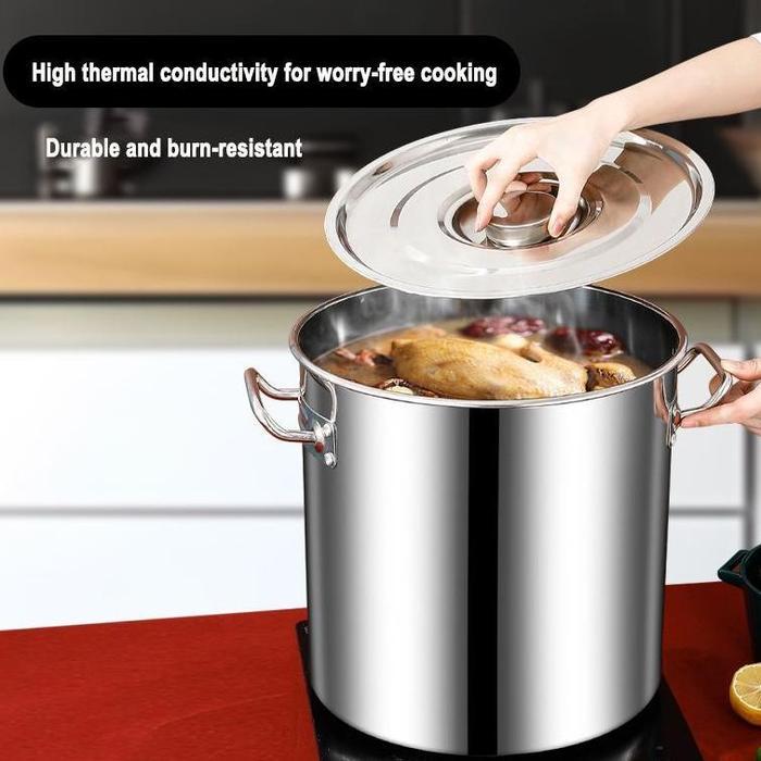 Ready Panci Dandang Stainless Steel Sus304 Tebal / Panci Bakso