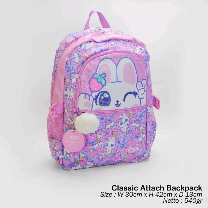 Tas sekolah anak SD sultan kelinci strawberry