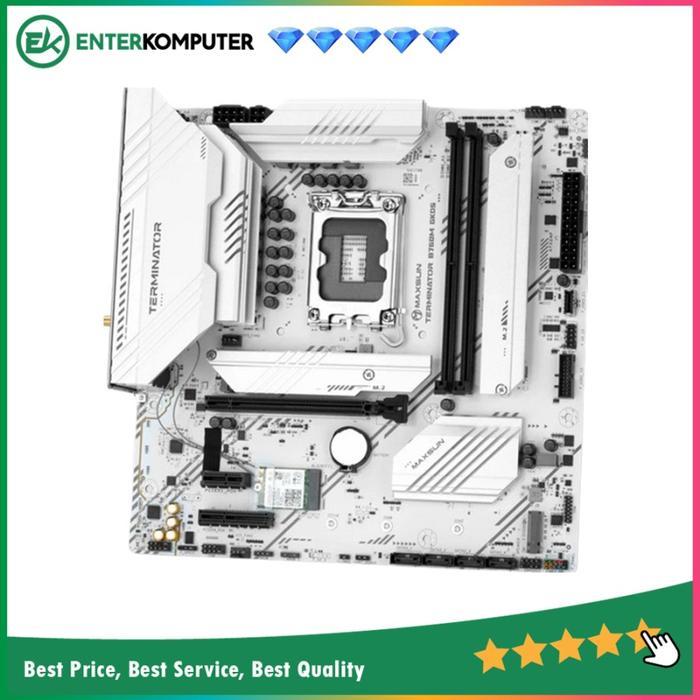 Motherboard MAXSUN Terminator B760M GKD5 ICE (LGA1700, B760, DDR5, USB3.2 Type-C, SATA3)