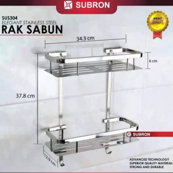 Rak sabun datar stainless 304 / rak sabun stainless
