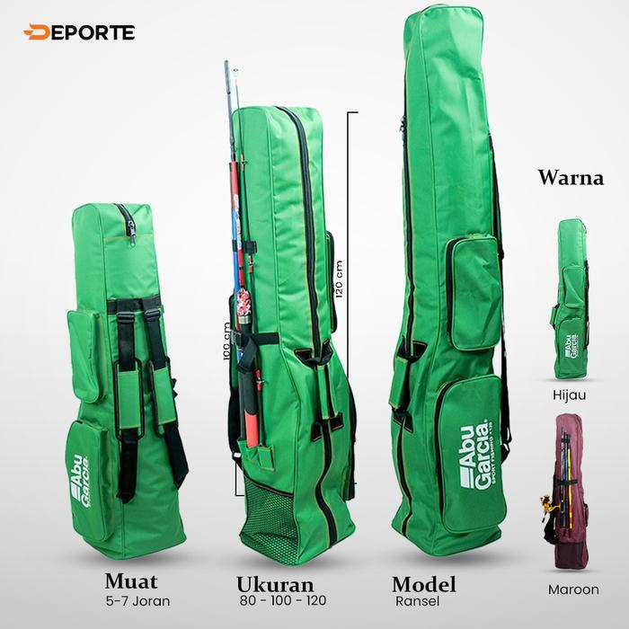 Eiger Aoki Adventure Tas Joran Pancing Ransel JT6 Anti Air 4 - 6 Set Joran Casting Jigging Spinning