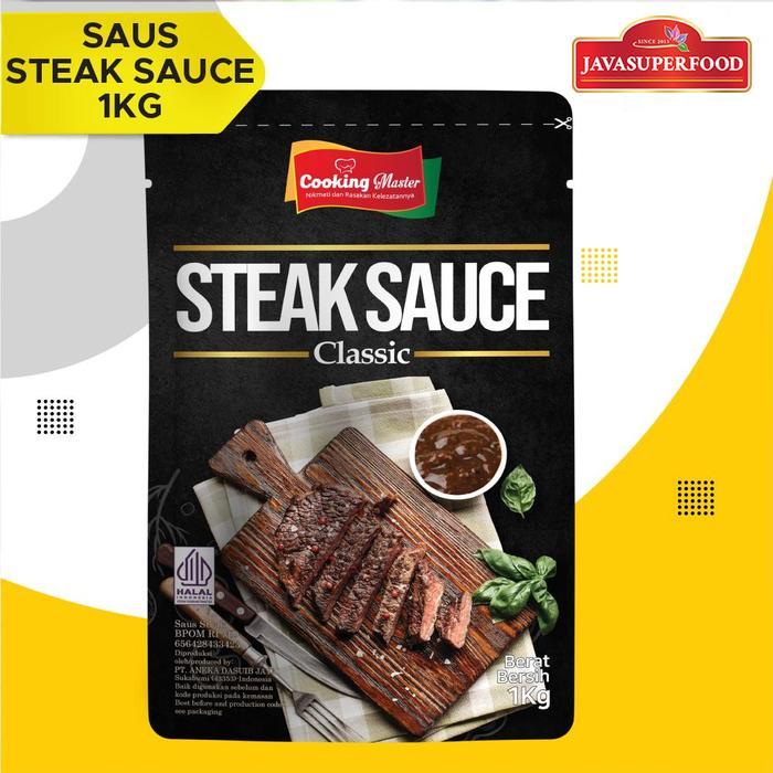 Cooking Master/ Steak Sauce/ Saus Steak/ Sauce Steak Halal 1 Kg