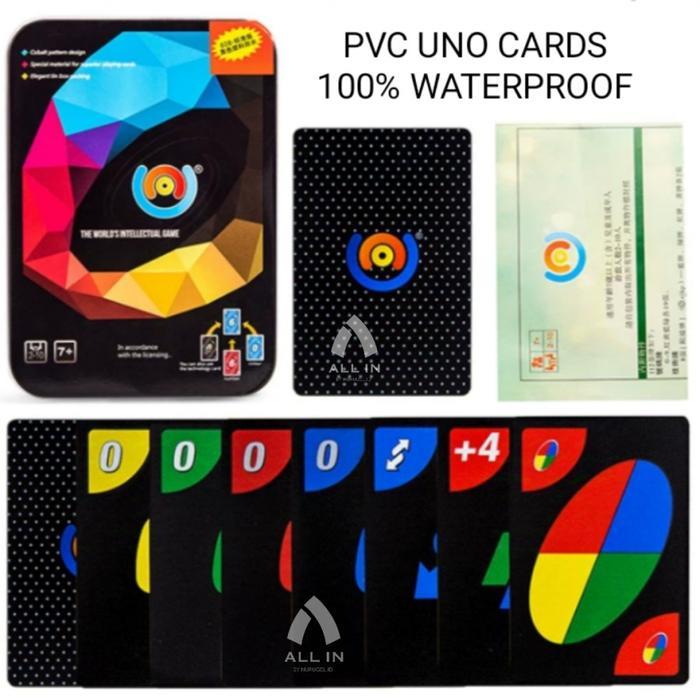 BERMUTU Kartu UNO Plastik Anti Air / PVC Waterproof UNO Card Game