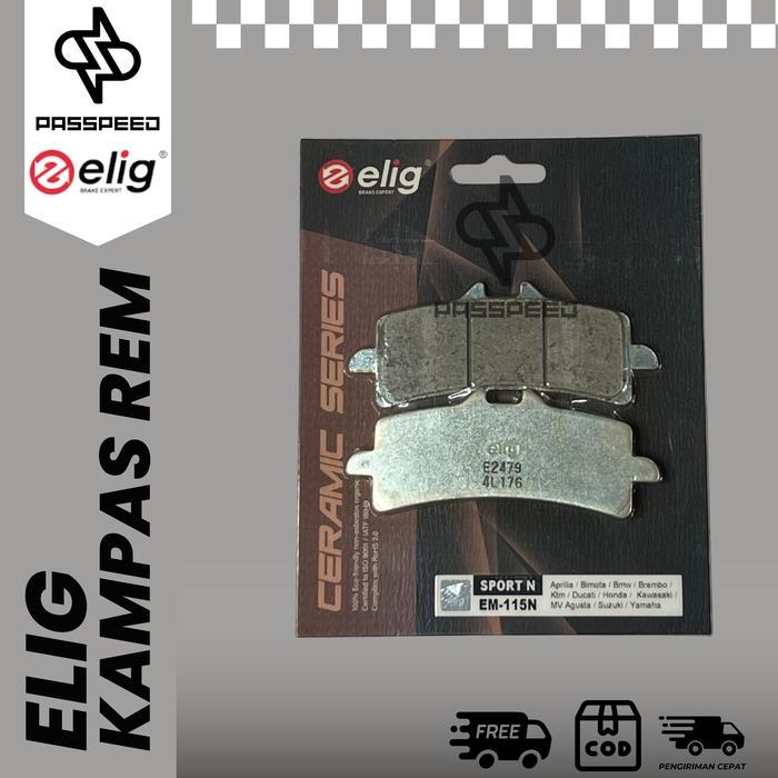 Discpad Elig Kampas Rem Brembo M4 Monoblock Gp4Rs
