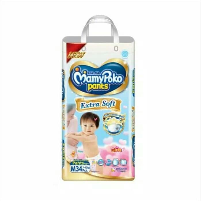 Ready Mamypoko Extra Soft M34 Girl/ Boy