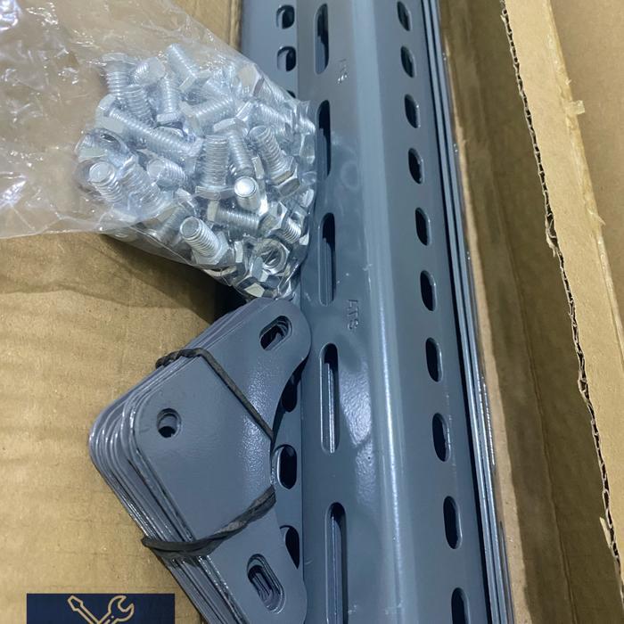 Besi Siku Lubang 4X4 2Mm/Rak Siku Lubang Tebal 2Mili Ats(Harga Pabrik) Tbk