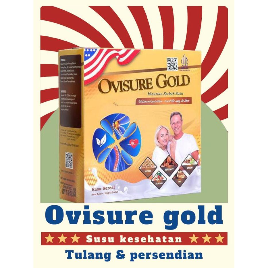 OVISURE GOLD SUSU BPOM , MEMBANTU MEMULIHKAN KERUSAKAN TULANG SUSU USA OVISURE GOLD OFFICIAL