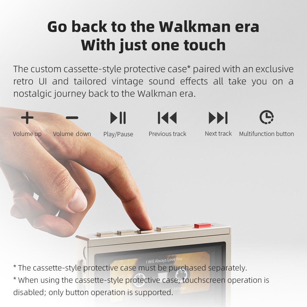 Fiio M21 Portable Player Bluetooth MP3 HD 950mW Lossless Amplifier 5.0 Inch Customized Touch Screen