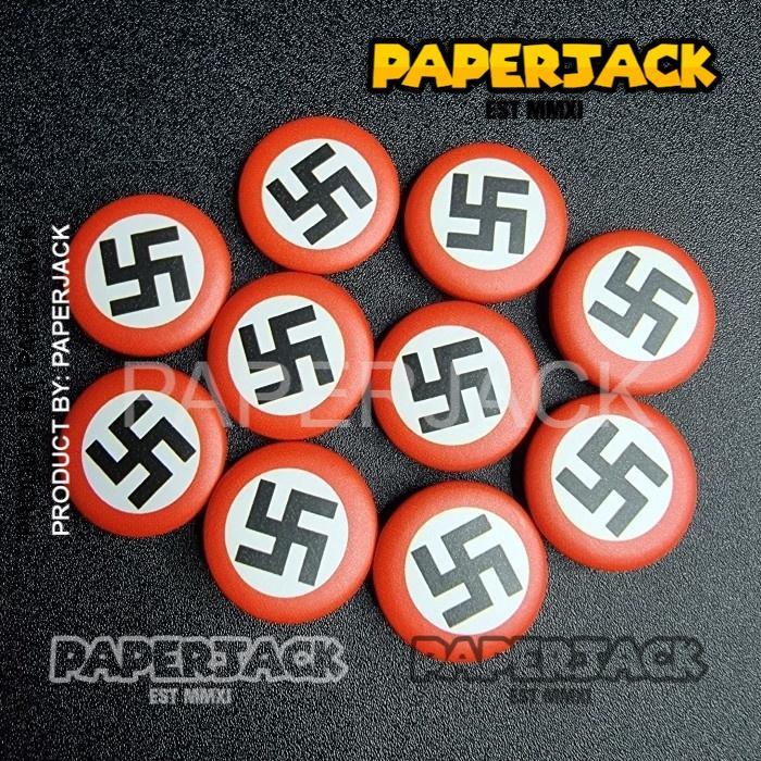 GRATIS ONGKIR PIN PENITI ICON NAZEE 25MM BUTTON PIN AKSESORIS ROMPI TAS PRIA KEREN