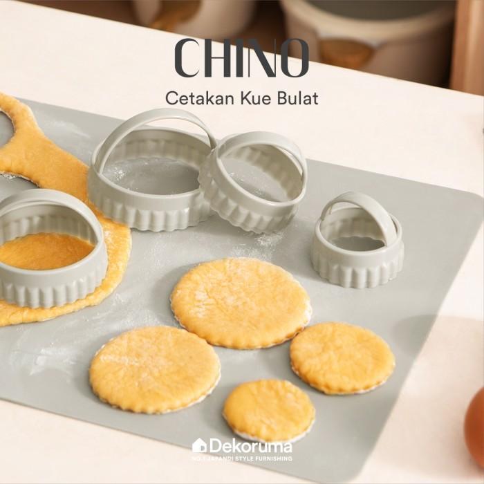 Chefmade - Cetakan Kue Bulat Set Of 4 - Grey