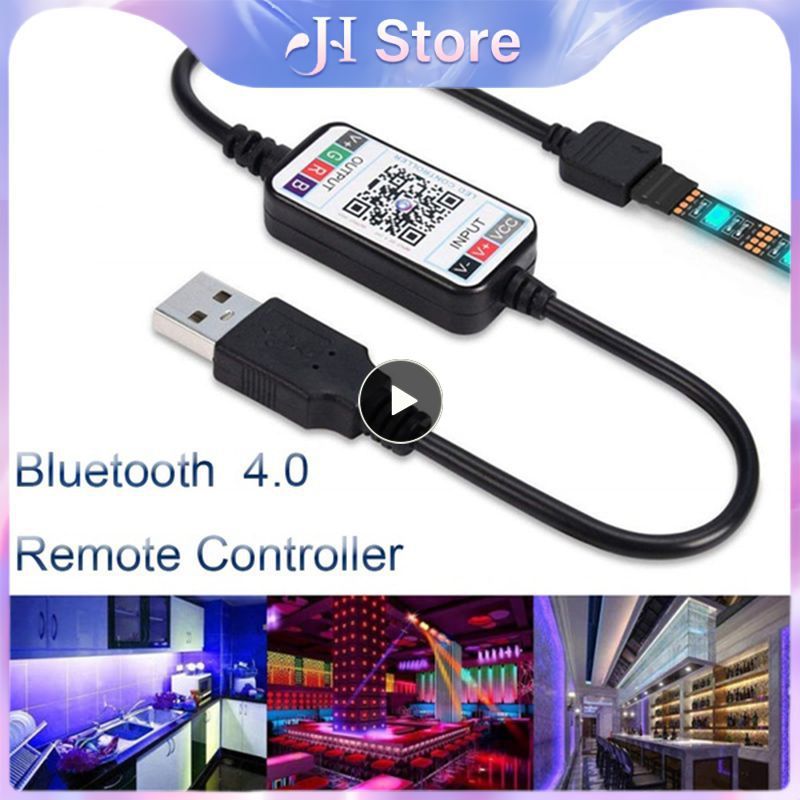 Dimmer Usb Cable 4.0 5-24v Mini Wireless Smart Phone Control Rgb Dimmer Adjust Brightness Led Strip 