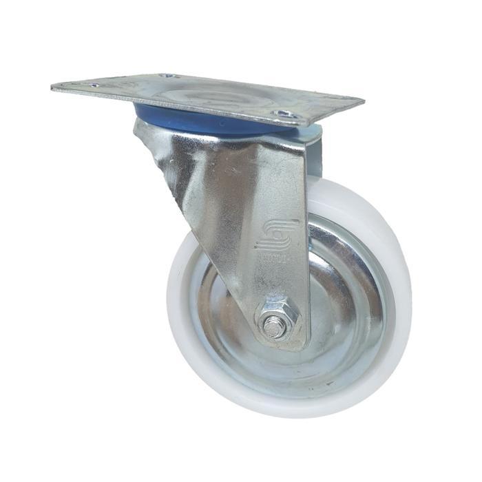 Roda Troli Nilon Putih China 4 Inch Hidup