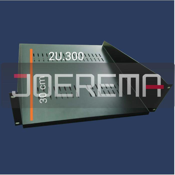 Haoacab Cantilever (tatakan) Shelf 2U 300mm for Wallmount server Rack