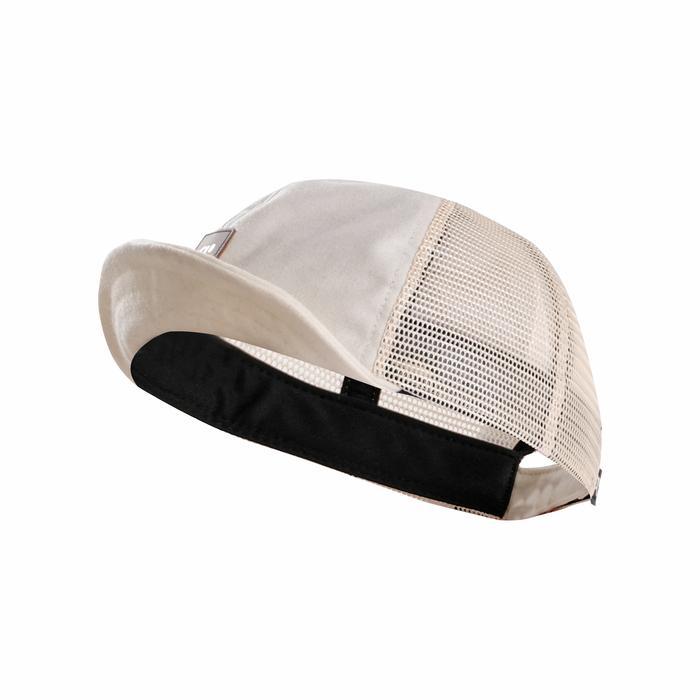Ready Quarembilz - Cycling Cap / Topi Sepeda / Running Cap / Sport Cap - Trucker Ivory -Gratisongkir