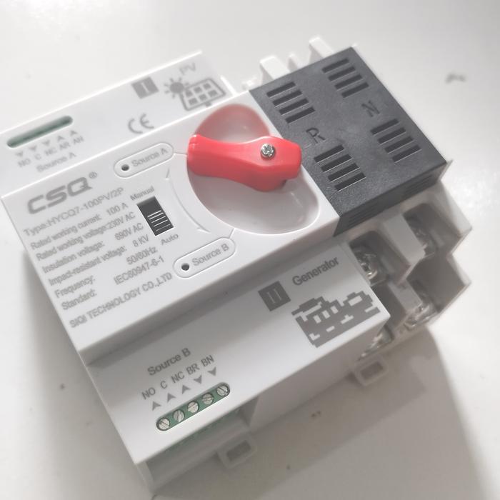 ATS 100A 220VAC AUTOMATIC TRANSFER SWITCH 100A