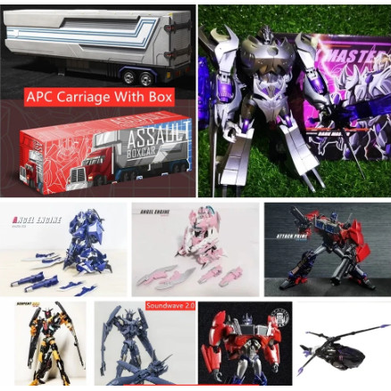 APC Toys Transformation Bossy Flame TFP Soundwave Heterochromatic MG Leader Cyclonus Serpent Bell An