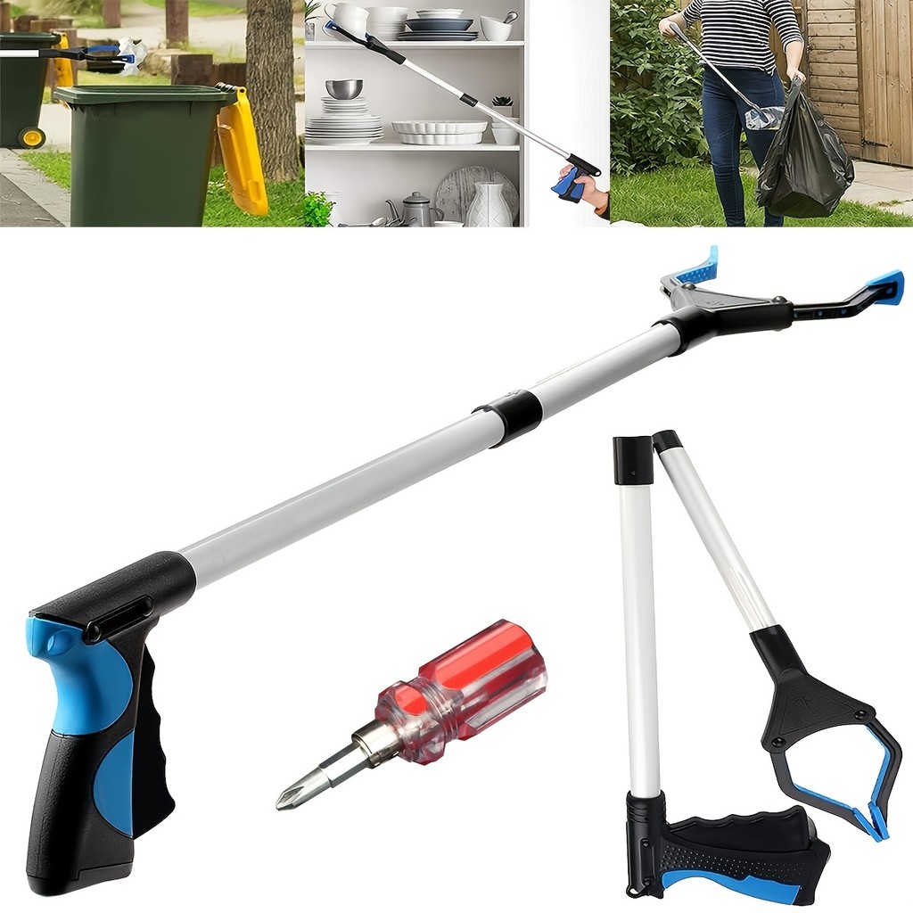 Grabber Reacher Tool for Elderly,32" Foldable Picker Upper Grabber, Long Handy Mobility Aids,Reachin
