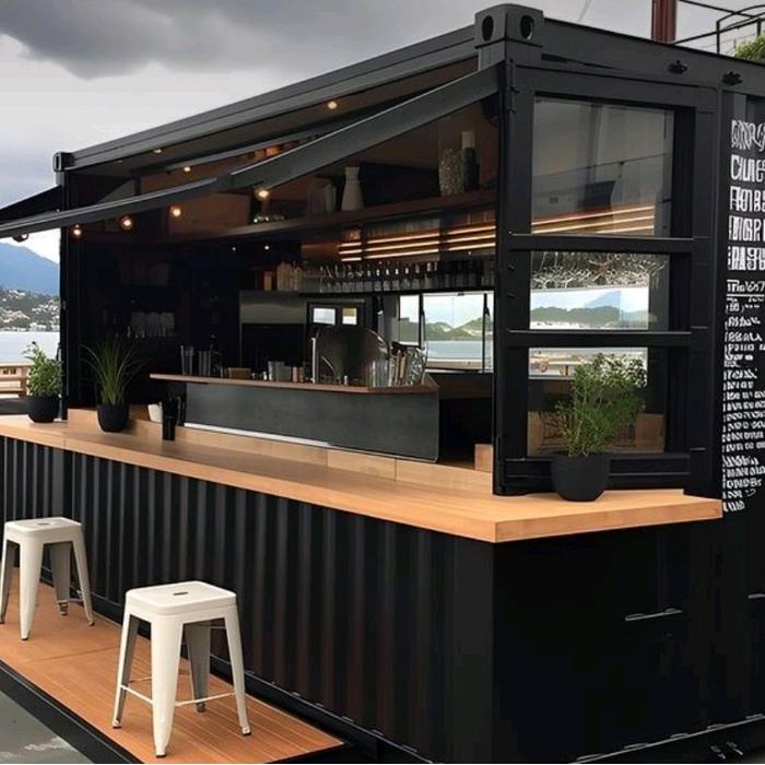 CAFE BOOTH COFFEE SHOP OUTDOOR CONTAINER