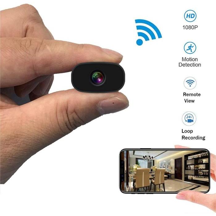 Perekam Video Mini Kamera Tersembunyi Tampilan Jarak Jauh via Hp-Promo