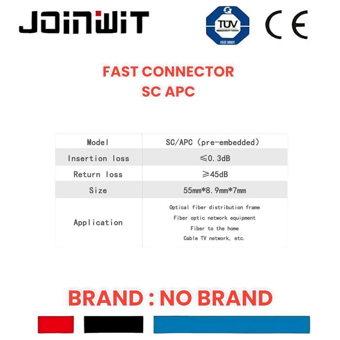 Fast Connector Sc Apc Dropcore Conector Adapter Fiber Optik