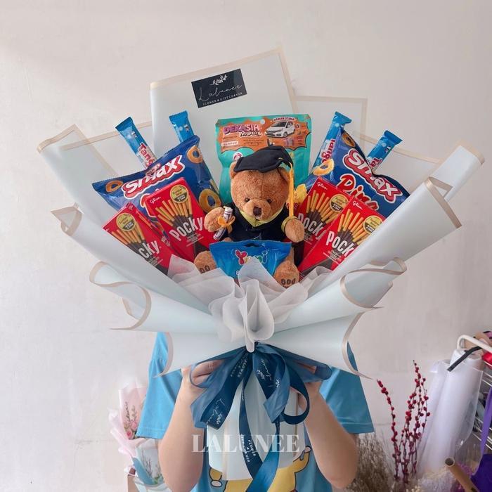 Sale Buket Snack Premium Large Snack Bouquet Buket Boneka Wisuda