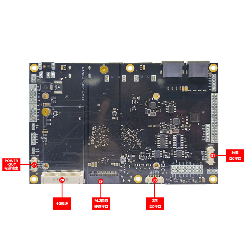 Rockchip RK3568 development board 0.8T NPU rockchip Yuanchuang NANO-RK3568