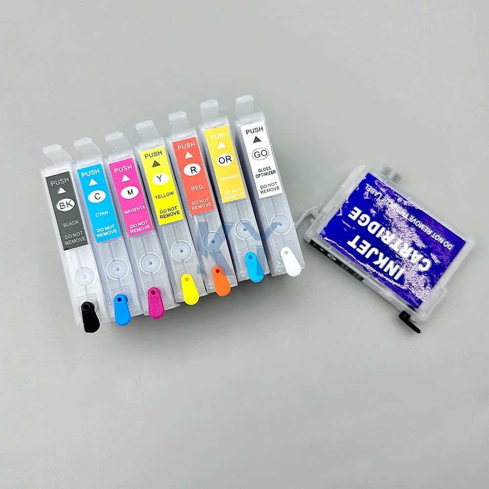 REFILLABLE INK CARTRIDGES FOR EPSON SC P400 T3240 T3241 T3242 T3243 T3244 T3247 T3248 T3249 WITHOUT