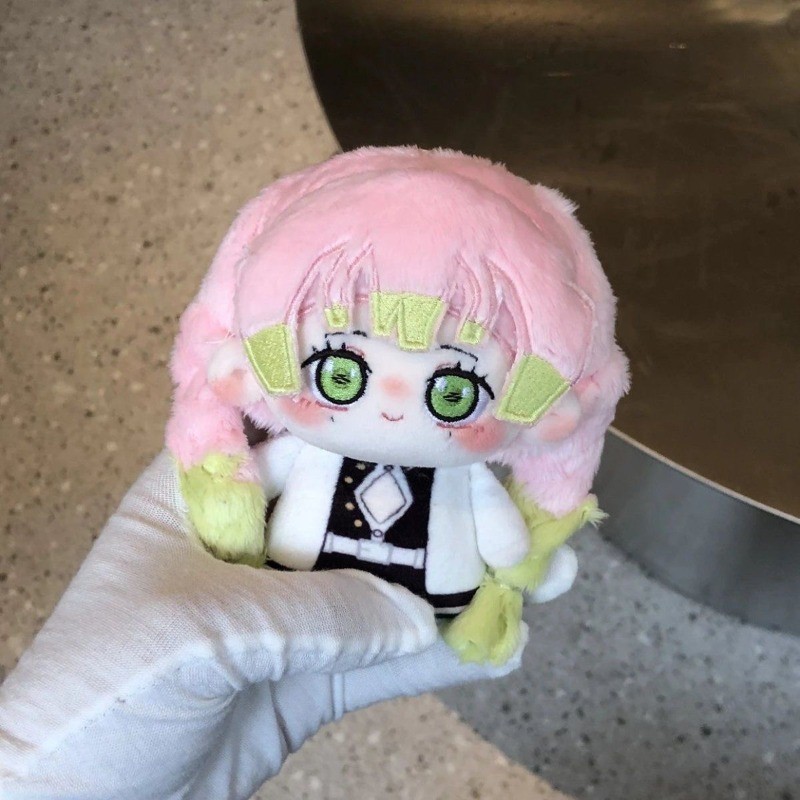 Demon Slayer anime Kawaii Kanroji Mitsuri peripheral cotton doll 10cm doll doll cute girl heart