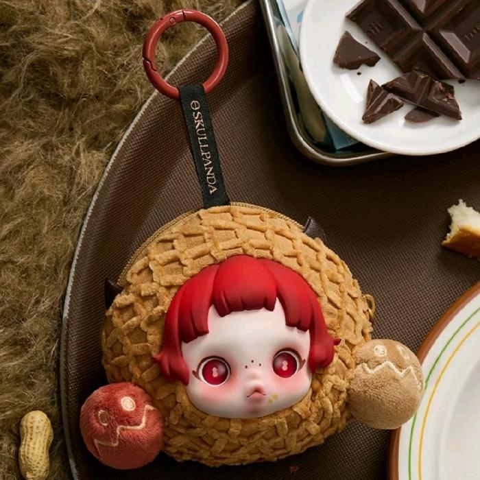 Skullpanda Moldy Muffin / Pranky Peanut Earphone Bag Case pop mart you found me series