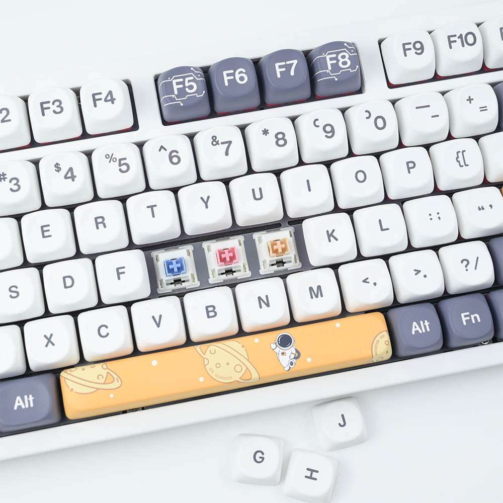 Outemu Switches Silent Cream Yellow Switch Lubed Mechanical Keyboard 5Pin Clicky Tactile Linear