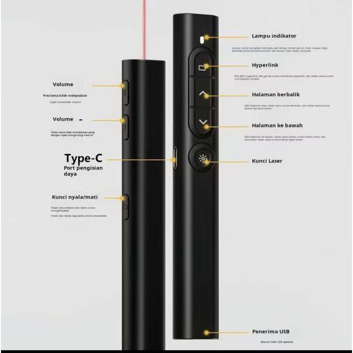 PPT page turning laser pen, wireless page turning pen, demonstration remote control page turning