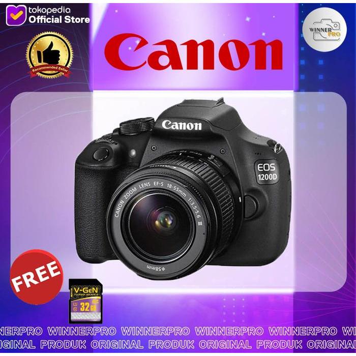 kamera Canon EOS 1200D + 18-55 ; Camera Canon eos 1200 d kit