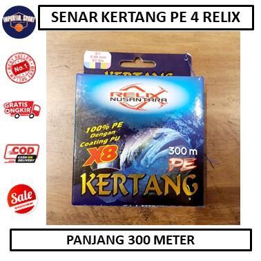 Ready Senar Kertang Pe 4 Relix Nusantara 300 Meter - Alat Pancing -Aksesoris