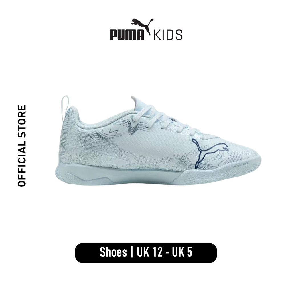 PUMA ULTRA 6 PLAY IT Jr 10905603 - Sepatu Futsal Anak (Biru)