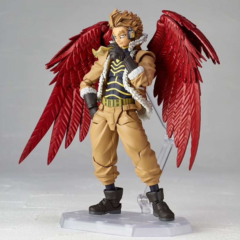 [PO] Revoltech Amazing Yamaguchi Hawks My Hero Academia - Figur Aksi Pahlawan Sayap POTJ [WAJIB TANY