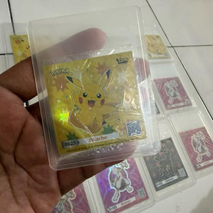 WTS STIKER TARO KOLABORASI POKEMON Pikachu , Umbreon , Mewtwo
