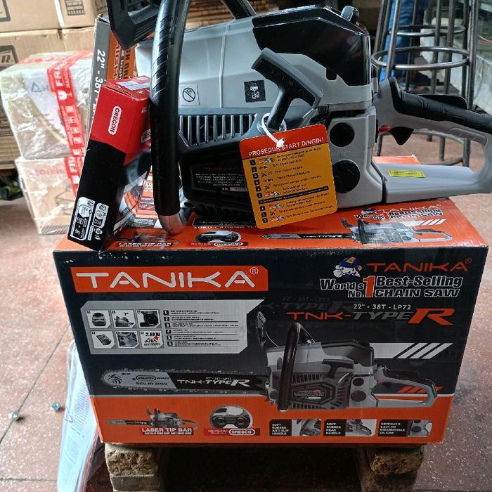 TANIKA - Chainsaw TNK Type R 22” Mesin Gergaji Pohon Kayu 22 Inci Alat Potong Kayu 22 INCH SINSO SEN